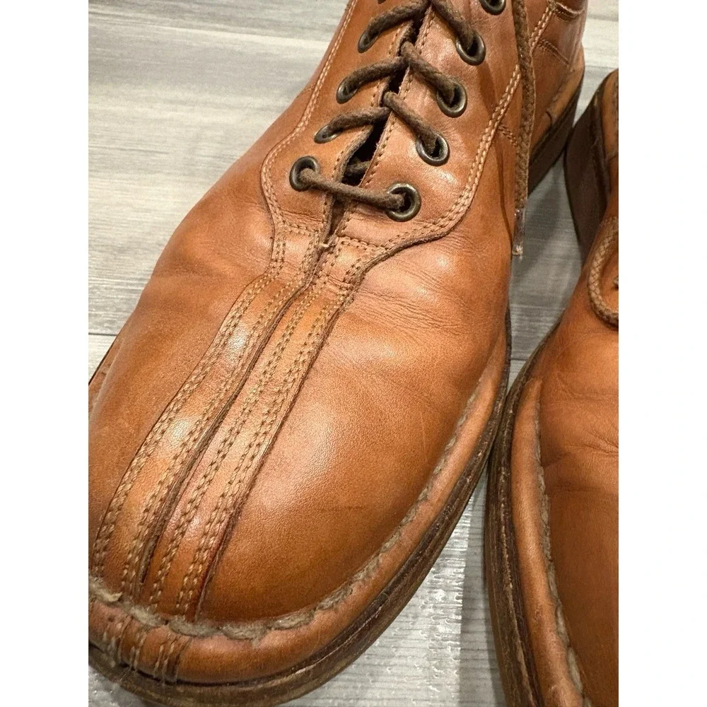 Allen Edmonds Leeds 2.0 Dress Shoes Brown Leather Mens Size 11.5